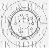 Тормозной диск BORG & BECK BBD4530