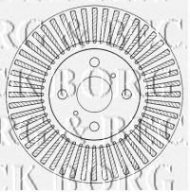 Тормозной диск BORG & BECK BBD4559