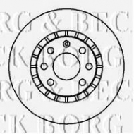 Тормозной диск BORG & BECK BBD4904