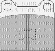 Комплект тормозных колодок BORG & BECK BBP1001