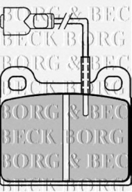 Комплект тормозных колодок BORG & BECK BBP1002