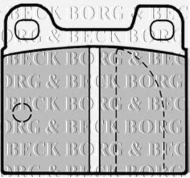 Комплект тормозных колодок BORG & BECK BBP1003