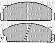 Комплект тормозных колодок BORG & BECK BBP1004