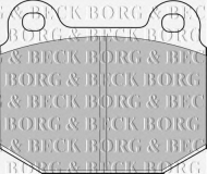 Комплект тормозных колодок BORG & BECK BBP1005