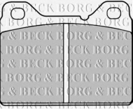 Комплект тормозных колодок BORG & BECK BBP1007