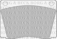 Комплект тормозных колодок BORG & BECK BBP1011