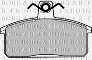 Комплект тормозных колодок BORG & BECK BBP1017