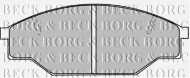 Комплект тормозных колодок BORG & BECK BBP1019