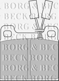 Комплект тормозных колодок BORG & BECK BBP1025