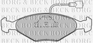 Комплект тормозных колодок BORG & BECK BBP1029