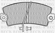 Комплект тормозных колодок BORG & BECK BBP1047