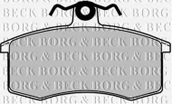 Комплект тормозных колодок BORG & BECK BBP1053