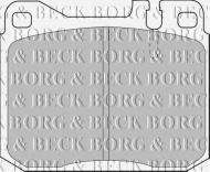 Комплект тормозных колодок BORG & BECK BBP1061