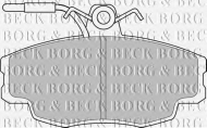 Комплект тормозных колодок BORG & BECK BBP1062