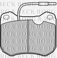 Комплект тормозных колодок BORG & BECK BBP1064