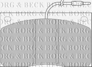 Комплект тормозных колодок BORG & BECK BBP1065