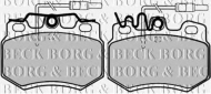 Комплект тормозных колодок BORG & BECK BBP1073