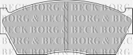Комплект тормозных колодок BORG & BECK BBP1077