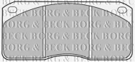 Комплект тормозных колодок BORG & BECK BBP1083