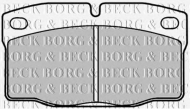 Комплект тормозных колодок BORG & BECK BBP1092