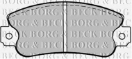 Комплект тормозных колодок BORG & BECK BBP1093