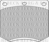 Комплект тормозных колодок BORG & BECK BBP1095
