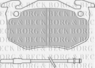 Комплект тормозных колодок BORG & BECK BBP1097