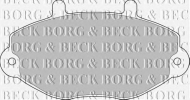 Комплект тормозных колодок BORG & BECK BBP1108