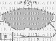 Комплект тормозных колодок BORG & BECK BBP1115