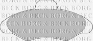 Комплект тормозных колодок BORG & BECK BBP1116