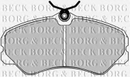 Комплект тормозных колодок BORG & BECK BBP1125