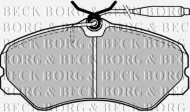 Комплект тормозных колодок BORG & BECK BBP1130