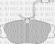Комплект тормозных колодок BORG & BECK BBP1132