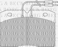 Комплект тормозных колодок BORG & BECK BBP1133
