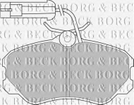 Комплект тормозных колодок BORG & BECK BBP1142
