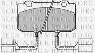 Комплект тормозных колодок BORG & BECK BBP1154