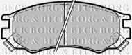 Комплект тормозных колодок BORG & BECK BBP1156