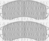 Комплект тормозных колодок BORG & BECK BBP1162