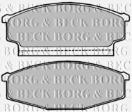 Комплект тормозных колодок BORG & BECK BBP1167
