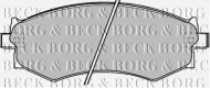 Комплект тормозных колодок BORG & BECK BBP1173