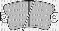 Комплект тормозных колодок BORG & BECK BBP1178