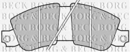 Комплект тормозных колодок BORG & BECK BBP1183
