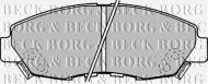 Комплект тормозных колодок BORG & BECK BBP1187