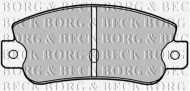 Комплект тормозных колодок BORG & BECK BBP1193