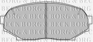 Комплект тормозных колодок BORG & BECK BBP1194