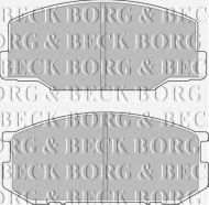 Комплект тормозных колодок BORG & BECK BBP1196