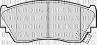 Комплект тормозных колодок BORG & BECK BBP1197