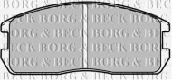 Комплект тормозных колодок BORG & BECK BBP1200