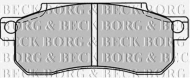 Комплект тормозных колодок BORG & BECK BBP1207