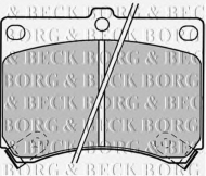Комплект тормозных колодок BORG & BECK BBP1208
